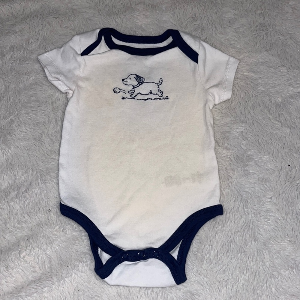 (3 for $10) little me puppy bodysuit 🐶